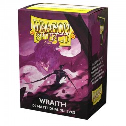 Dragon Shield - 100 protège-cartes standard Dual Mat - Wraith