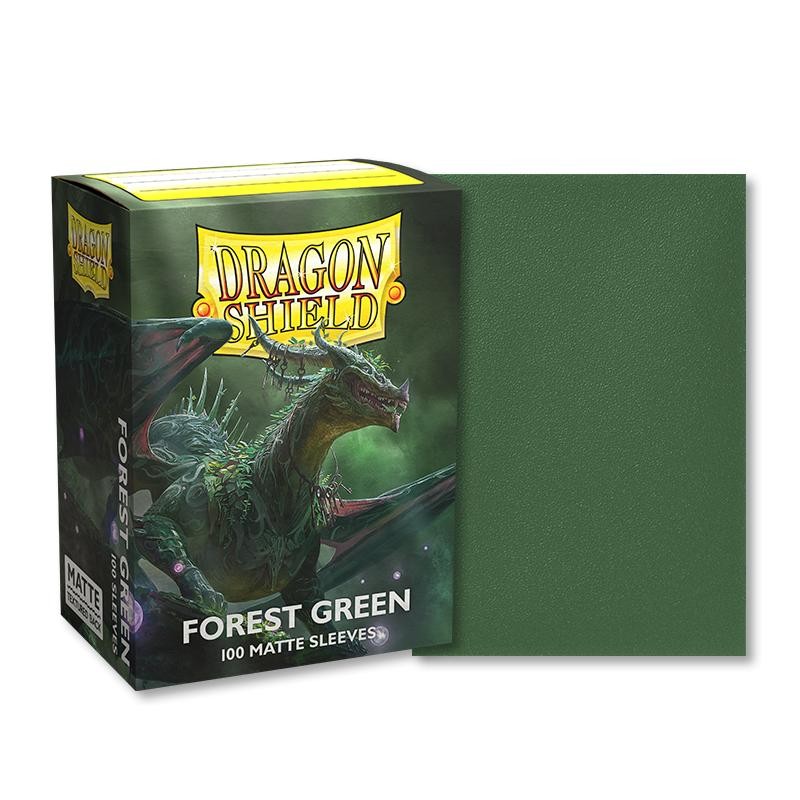 Dragon Shield - 100 protège-cartes standard Mat - Forest Green