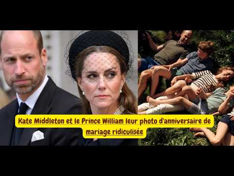 Kate Middleton et le Prince William: leur photo d'anniversaire de mariage ridiculisée