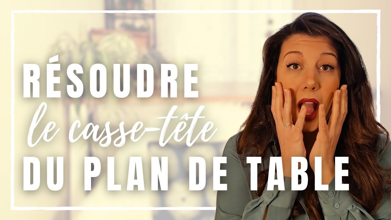Réussir le PLAN DE TABLE de son mariage