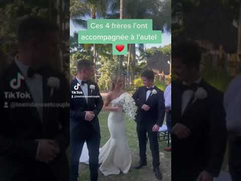 IUNE IDEE ORIGINALE POUR L'ENTREE DE LA MARIEE (cérémonie religieuseou laïque)