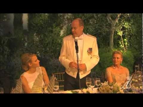 Discours de S.A.S. Le Prince Albert II au Dîner du Mariage