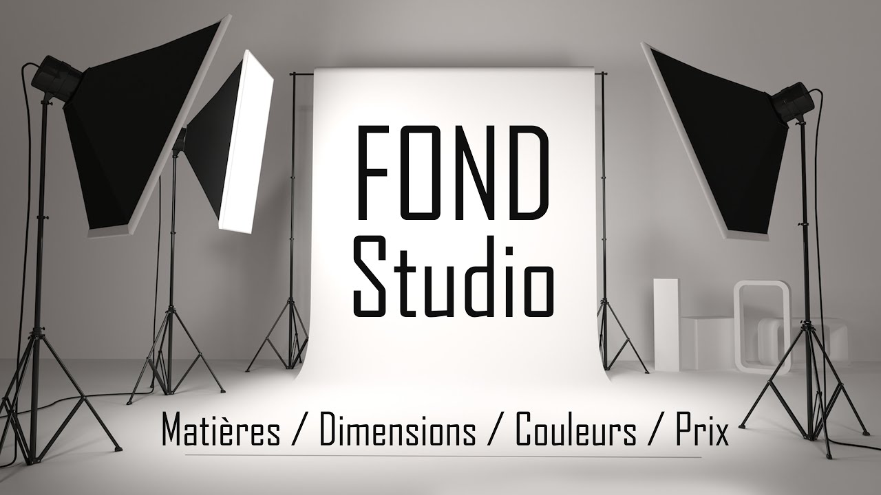 Quel FOND CHOISIR pour un STUDIO PHOTO ? Matières / Dimensions / Couleurs / Prix ?