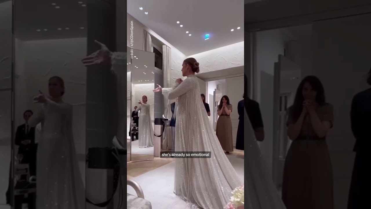 Celine 🥲 #celinedion #dior #dress #olympics #olympicsopeningceremony