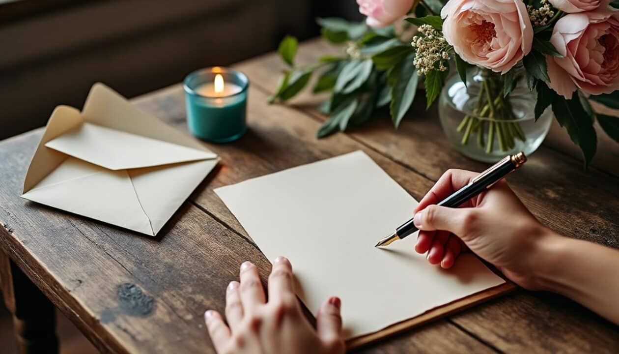 découvrez comment rédiger une lettre d'amour touchante et sincère à lire lors de votre cérémonie pour émouvoir vos proches et créer un moment inoubliable.